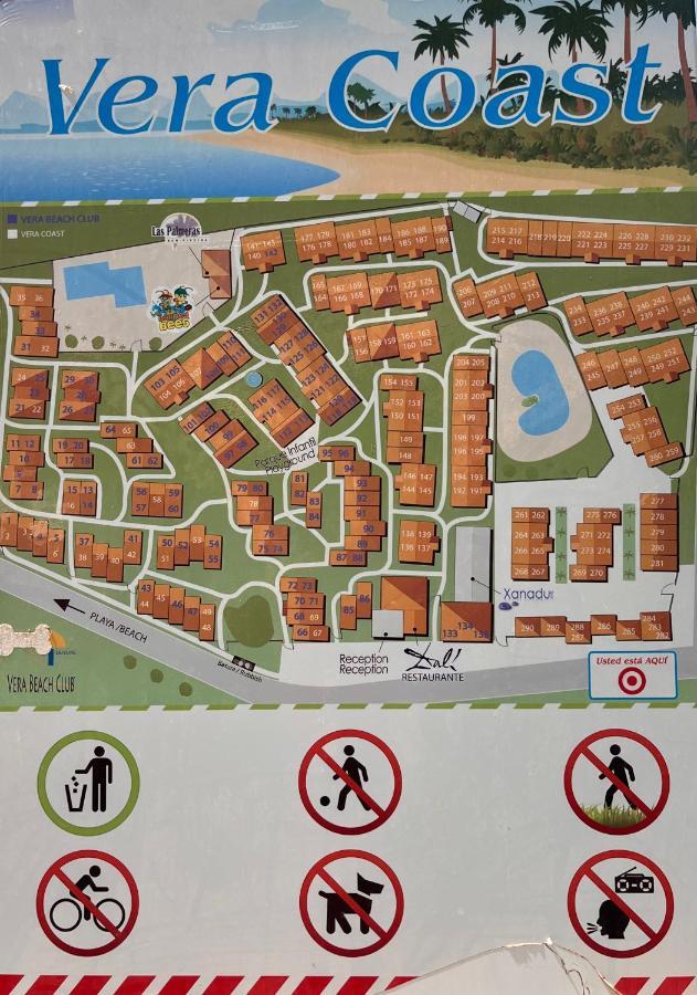 Apartamento Soleado Vera Costa, 200 M De La Playa Playas de Vera Exterior foto